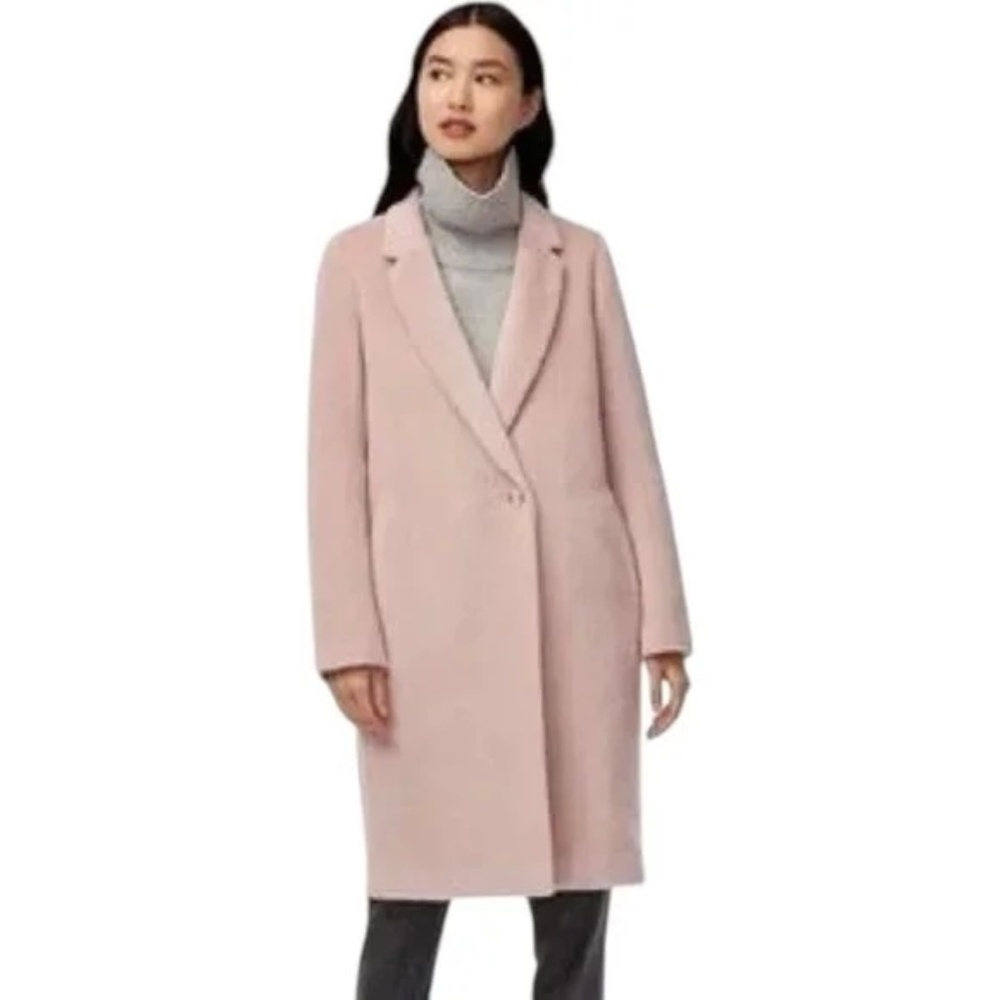 Babaton Stedman alpaca coat in pink